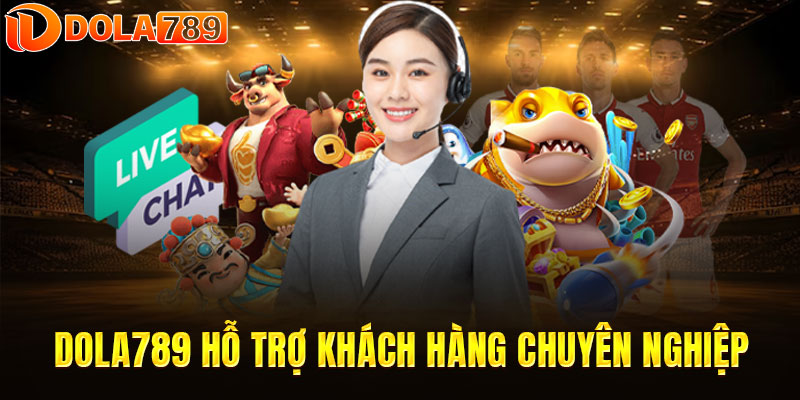 DOLA789 hỗ trợ khách hàng chuyên nghiệp, tận tình